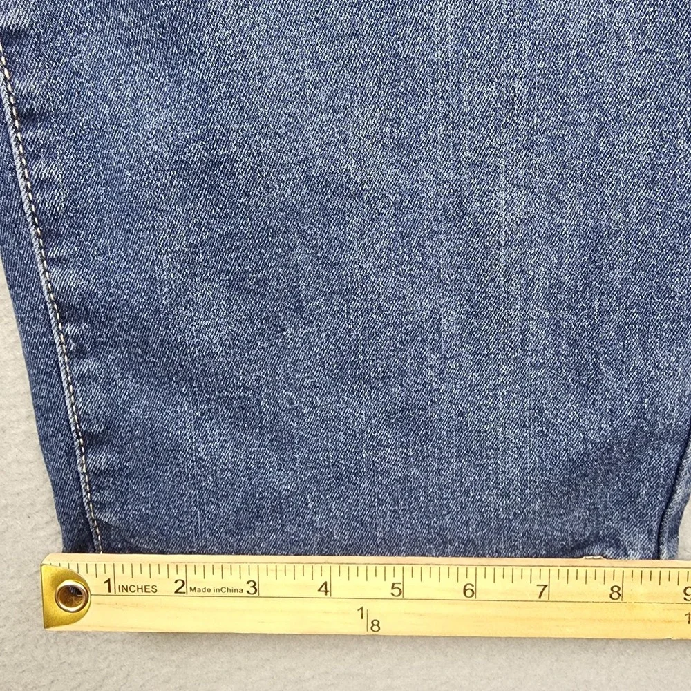 True Religion Bobby Applique Jeans Mens 31x32 Med Wash Relaxed Baggy Denim NWT